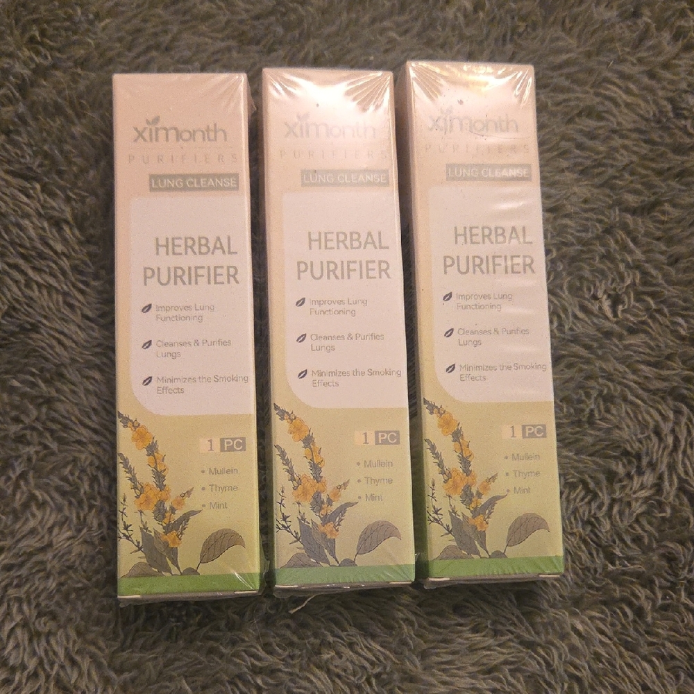 Ximonth Herbal Purifier Lung Cleanse - Green/White (3 Pack)